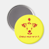 Clowns liet me het doen magneet (Voorkant / Achterkant)