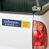 Clowns links van mij, grappen rechts... bumpersticker (Op Truck)