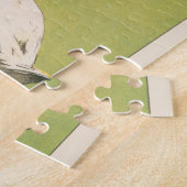 Clowns met optredende ganzen, hanen en ezels. legpuzzel (Zijkant)