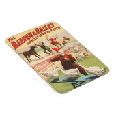 Clowns met optredende ganzen, hanen en ezels. magneet (Rechterzijde)