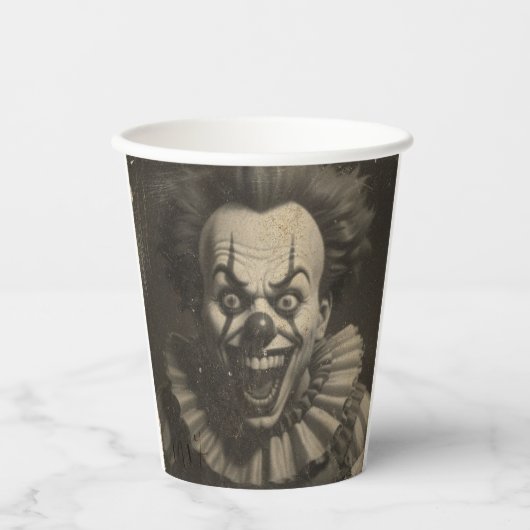 clowns partij papier cups papieren bekers (Voorkant)