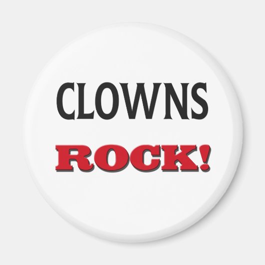 Clowns Rock Magneet (Voorkant)