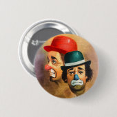 Clowns Ronde Button 5,7 Cm (Voorkant /achterkant)