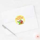 clowns ronde sticker (Envelop)