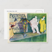 clowns thema Franse kunstgalerij en Briefkaart (Voorkant / Achterkant)