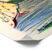  clowns thema Franse kunstgalerij en Poster (Hoek)