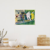  clowns thema Franse kunstgalerij en Poster (Keuken)