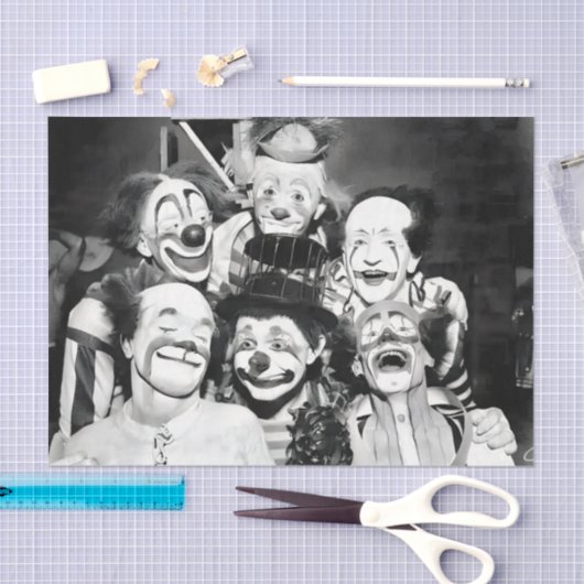  Clowns Tissuepapier (Craft)