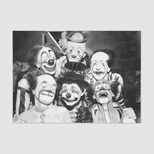 Clowns Tissuepapier (Voorkant)