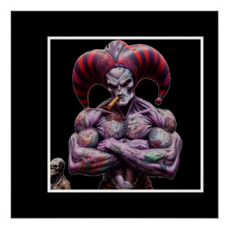 Clowns van een andere Natuur door Chuck Vest Poste Perfect Poster