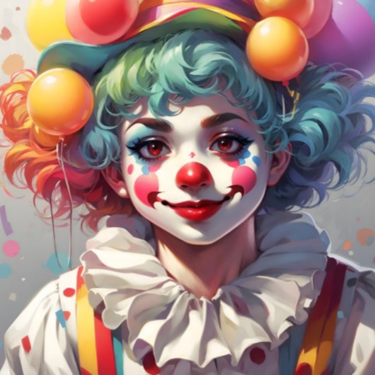 Clowns Verjaardagsfeest Viering Stropdas