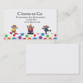 Clowns Visitekaartje (Voorkant / Achterkant)