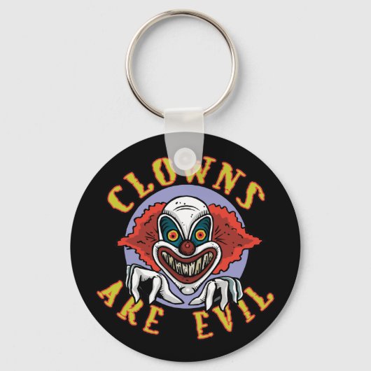 Clowns zijn boze Sleutelhanger (Voorkant)