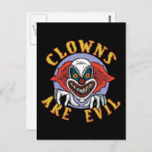 Clowns zijn het Kwieke Briefkaart (Voorkant / Achterkant)
