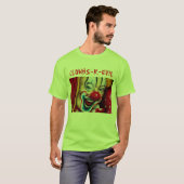 Clowns zijn slecht. t-shirt (Voorkant volledig)
