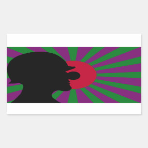 Clownsec Rising Sun Flag Sticker