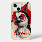 clownspinguïn Case-Mate iPhone case (Achterkant)