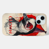 clownspinguïn Case-Mate iPhone case (Achterkant (horizontaal))