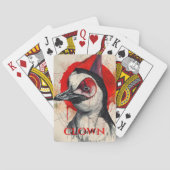 clownspinguïn pokerkaarten (Achterkant)