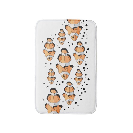 Clownvis Badmat (Voorkant Verticaal)