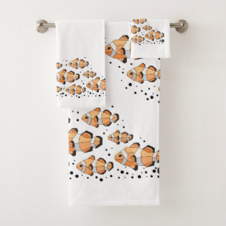 Clownvis Bathroom Towel Set Bad Handdoek