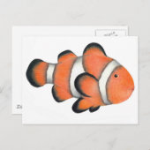 Clownvis Briefkaart (Voorkant / Achterkant)