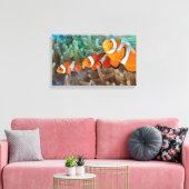 Clownvis Canvas Afdruk (Insitu (Woonkamer))