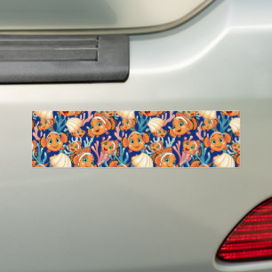 Clownvis Cartoon leuk Familie Onderwater Bumpersticker