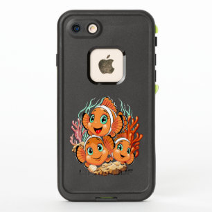 Clownvis Cartoon lief Familie Onderwater