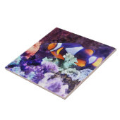 Clownvis en koraal tegeltje (Zijkant)