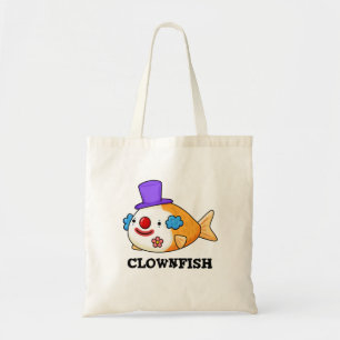 Clownvis Fun Dier Vis Punt Tote Bag