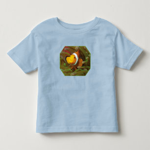 Clownvis in groene anemoon. Fotografisch ontwerp   Kinder Shirts