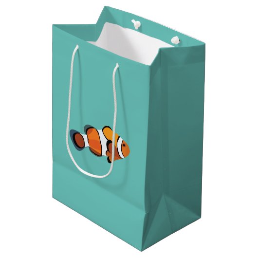 Clownvis Medium Cadeauzakje (Voorkant Gekanteld)