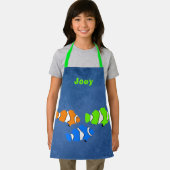 Clownvis Onder de Zee Naam Sjabloon Schort (Insitu)