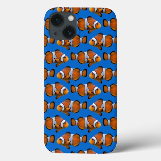 Clownvis Razernij iPad Hoesje (Blauw) (Achterkant)