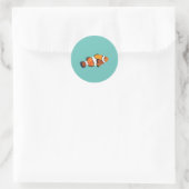 Clownvis Ronde Sticker (Tas)