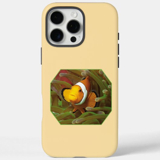 Clownvissen in groene anemoon. fotografisch ontwer Case-Mate iPhone case (Achterkant)
