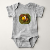 Clownvissen in groene anemoon. fotografisch ontwer romper (Voorkant)