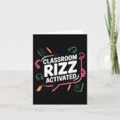 Clroom Rizz Activated, Gen Z Alpha, Back To School Kaart (Voorkant)