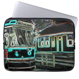 CLRV Neon at stn Neopreen Laptop Sleeve 13 inch