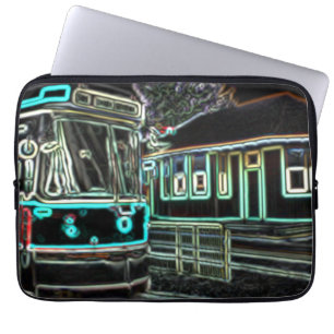 CLRV Neon at stn Neopreen Laptop Sleeve 13 inch