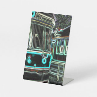 CLRV Neon bij stn 10cm x 15cm voetstuk Reclamebord Met Voetstuk