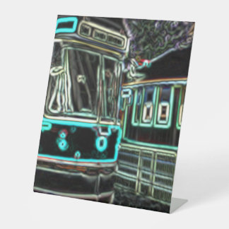 CLRV Neon bij stn 25cmx30cm voetstuk Reclamebord Met Voetstuk