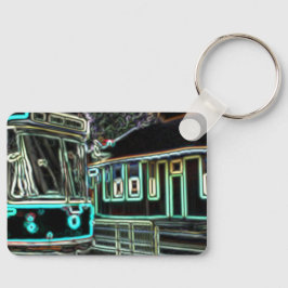 CLRV Neon bij stn 4cm x 5cm Aluminium Sleutelhange Sleutelhanger