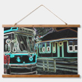 CLRV Neon bij stn 91x66cm 3set Houten Wandtapijt Hangend Wandkleed (Voorkant 2)