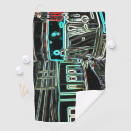 CLRV Neon bij stn Golf Towel Golfhanddoek