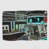 CLRV Neon bij stn Golf Towel Golfhanddoek (Horizontaal)