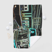 CLRV Neon bij stn Golf Towel Golfhanddoek (Insitu)