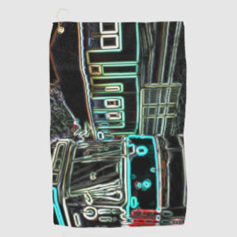 CLRV Neon bij stn Golf Towel Golfhanddoek