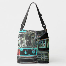 CLRV Neon bij stn Grote Cross Body Bag Crossbody Tas
